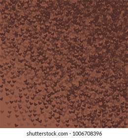 Heart choco which consists of isolated elements. Modern style with beautiful elements in heart choco. Can be used as print, wallpaper, cards, valentine cards, logo, background and etc.