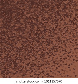 Heart choco which consists of isolated elements. Modern style with beautiful elements in heart choco. Can be used as print, wallpaper, cards, valentine cards, logo, background and etc.