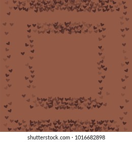 Heart choco which consists of isolated elements. Modern style with beautiful elements in heart choco. Can be used as print, wallpaper, cards, valentine cards, logo, background and etc.