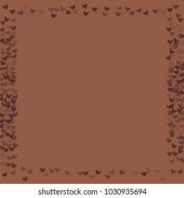 Heart choco which consists of isolated elements. Modern style with beautiful elements in heart choco. Can be used as print, wallpaper, cards, valentine cards, logo, background and etc.