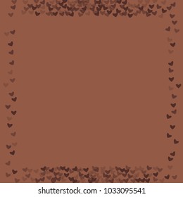 Heart choco which consists of isolated elements. Modern style with beautiful elements in heart choco. Can be used as print, wallpaper, cards, valentine cards, logo, background and etc.