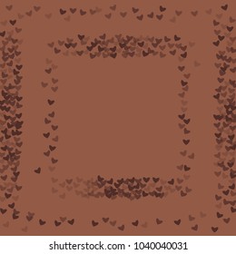 Heart choco which consists of isolated elements. Modern style with beautiful elements in heart choco. Can be used as print, wallpaper, cards, valentine cards, logo, background and etc.