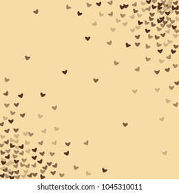Heart chocolate background which consists of isolated elements. Modern style with beautiful elements in heart chocolate background. Can be used as print, wallpaper, cards, logo, background