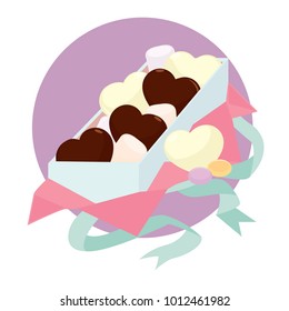 Heart Chocolate in Box