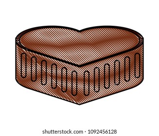 heart of chocolate icon