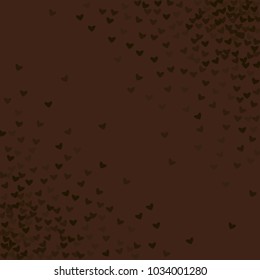 Heart chocolate vector which consists of isolated elements. Modern style with beautiful elements in heart chocolate vector. Can be used as print, wallpaper, cards, valentine cards, logo, background