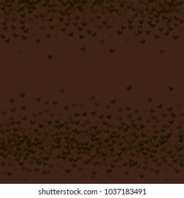 Heart chocolate vector which consists of isolated elements. Modern style with beautiful elements in heart chocolate vector. Can be used as print, wallpaper, cards, valentine cards, logo, background