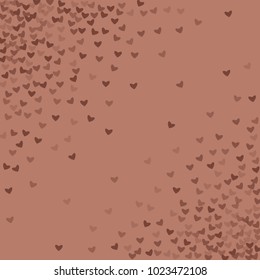 Heart chocolate which consists of isolated elements. Modern style with beautiful elements in heart chocolate. Can be used as print, wallpaper, cards, valentine cards, logo, background and etc.