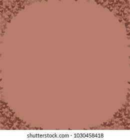 Heart chocolate which consists of isolated elements. Modern style with beautiful elements in heart chocolate. Can be used as print, wallpaper, cards, valentine cards, logo, background and etc.