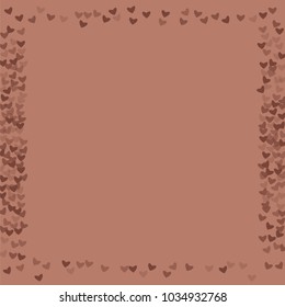 Heart chocolate which consists of isolated elements. Modern style with beautiful elements in heart chocolate. Can be used as print, wallpaper, cards, valentine cards, logo, background and etc.