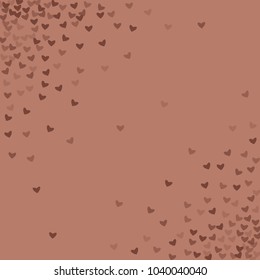 Heart chocolate which consists of isolated elements. Modern style with beautiful elements in heart chocolate. Can be used as print, wallpaper, cards, valentine cards, logo, background and etc.