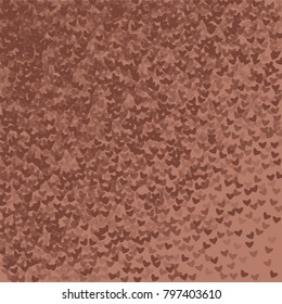 Heart chocolate which consists of isolated elements. Modern style with beautiful elements in heart chocolate. Can be used as print, wallpaper, cards, valentine cards, logo, background and etc.