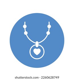 Icono vector de atragantador cardíaco fácilmente modificado
