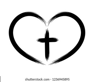 132,234 Heart with cross Images, Stock Photos & Vectors | Shutterstock