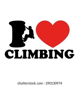 I heart climbing, love, bouldering, mountain