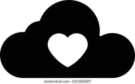 heart cloud backup storage data Glyph