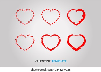 heart collection illustrations