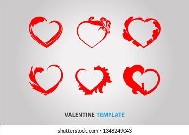 heart collection illustrations