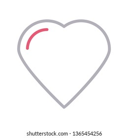 heart color line