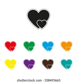 Heart - color vector icon
