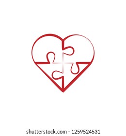Heart colored icon on white background. Can be used for web, logo, mobile app, UI, UX