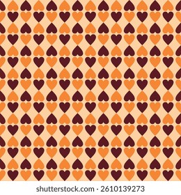 Heart Colorful Pattern Seamless Print 