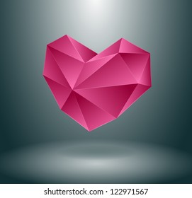 Heart concept, editable, isolated or maybe used with background