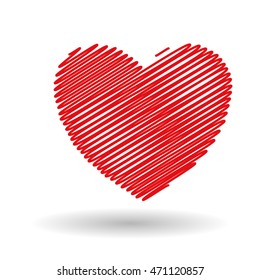 heart concept with icon design, vector illustration 10 eps graphic.