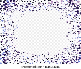 Heart Confetti of Valentines. Colorful Background with Hart Confetti. Colored Confetti Hearts for Valentine Time.Valentines day concept. Vector festive illustration.