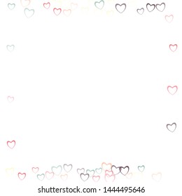 Heart confetti which consists of isolated elements. Modern style with beautiful elements in heart confetti. Can be used as print, wallpaper, cards, valentine cards, banner, background and etc.