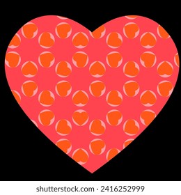 heart for congratulations vector illustration