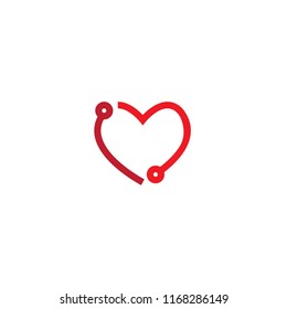heart connect Logo Icon