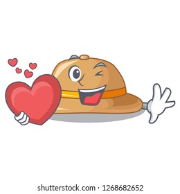 With heart cork het located in table chacter