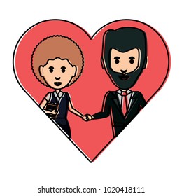 heart with couple icon