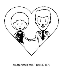 heart with couple icon