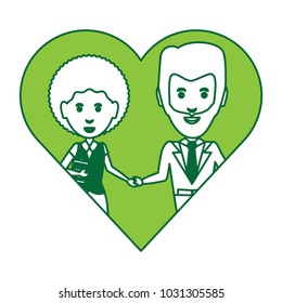 heart with couple icon