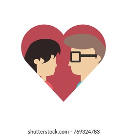 heart with couple icon