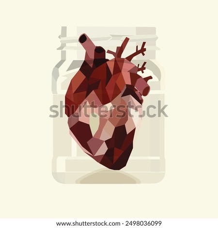 HEART IN A CRISTAL JAR