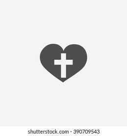 heart cross Icon