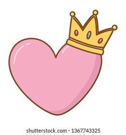 heart and crown