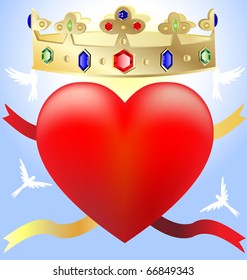 heart in the crown