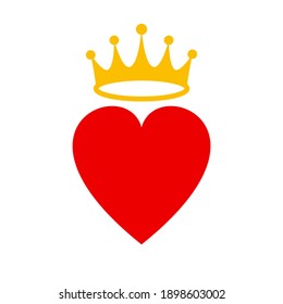 Love King Logo Icon Design Stock Vector (Royalty Free) 1063185050