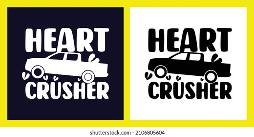 Heart Crusher T-Rex Love Valentine's Day T-Shirt, Heart Crusher Shirt, Boy Valentines Day T Shirt, HEART CRUSHER VALENTINE Kids Boys T-shirt, This Life is Good Crusher Tee,