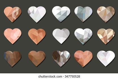 heart crystals