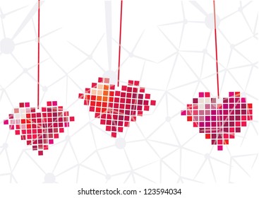 heart from cube