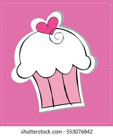 Heart Cupcake