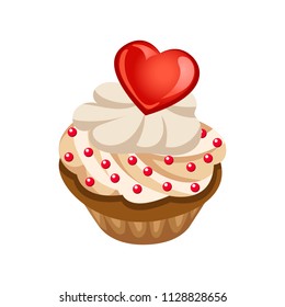 Heart Cupcake icon