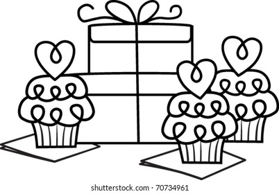 Heart Cupcakes