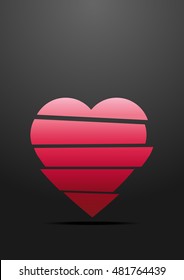 Heart cut 5 part