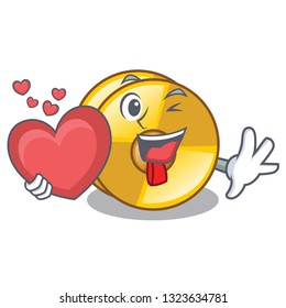 With heart cyamblas above in the character drum